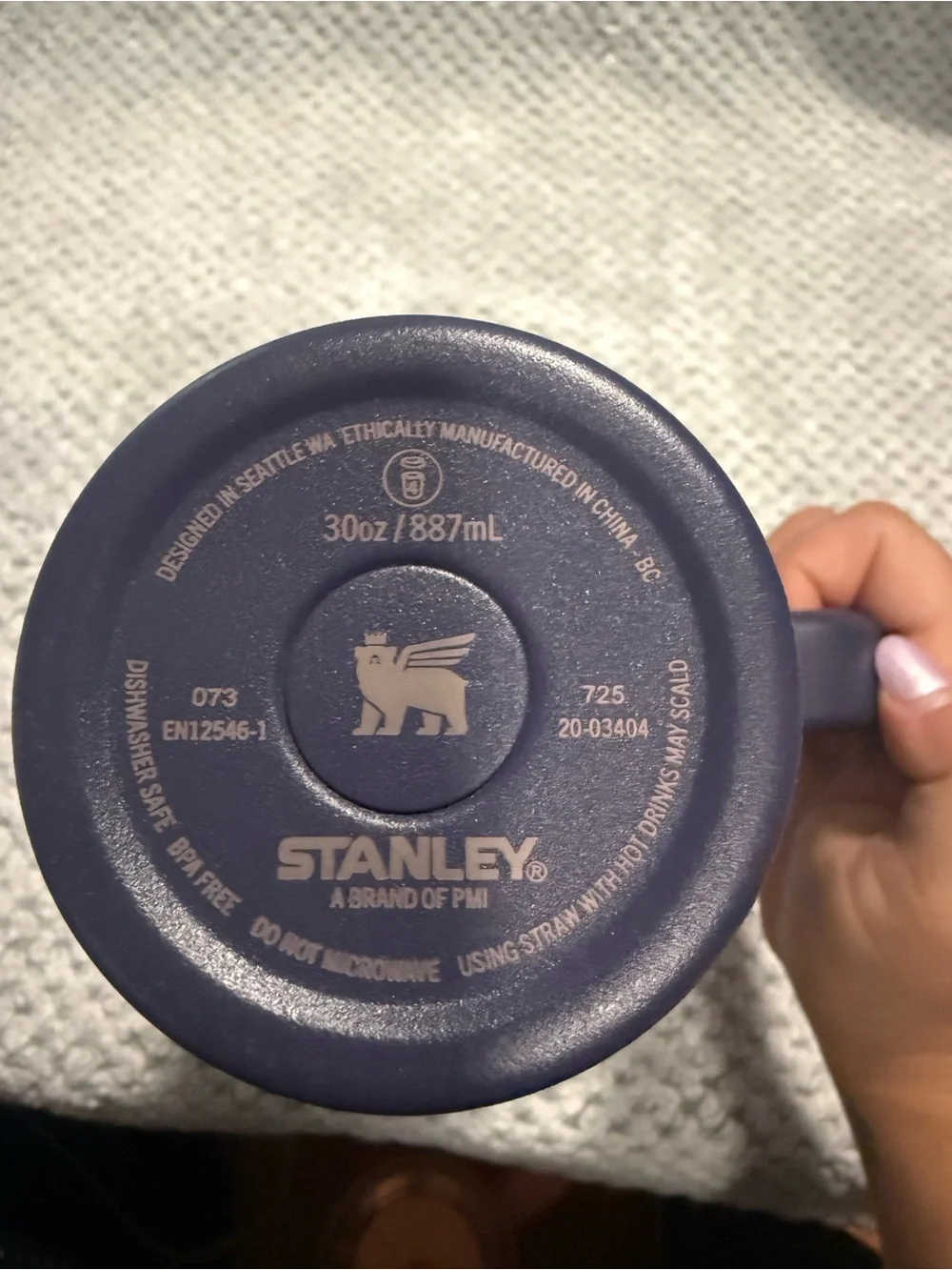 Stanley Navy Bandana Insulated Travel Mug with Handle